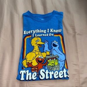 sesame street graphic tee
